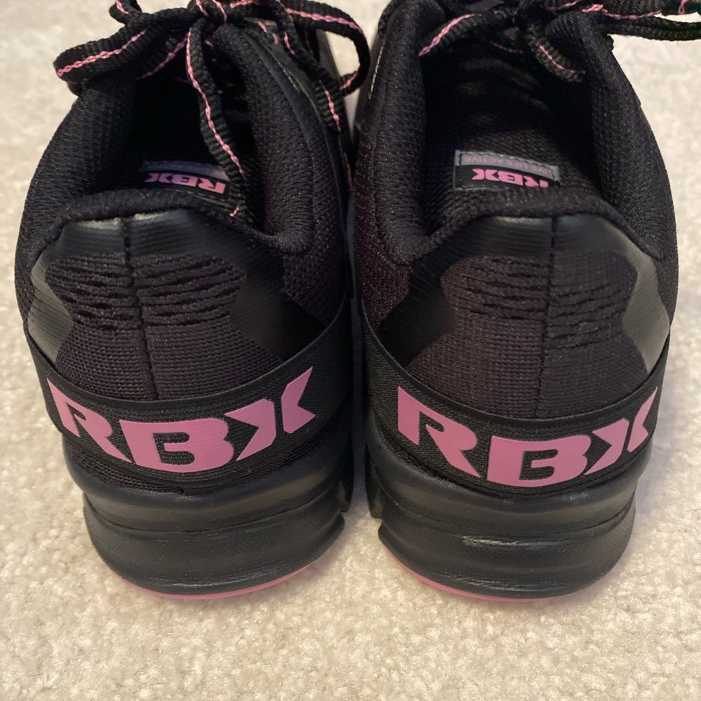 SIZE 9 worn once RBX running shoe in Black/pink